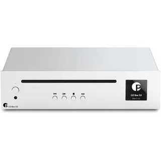 Pro-Ject CD Box E, CD Player HiFi Komponente, Silber
