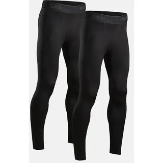 POWER KOMPRESSIONSHOSE - 2-Pack - Schwarz - L