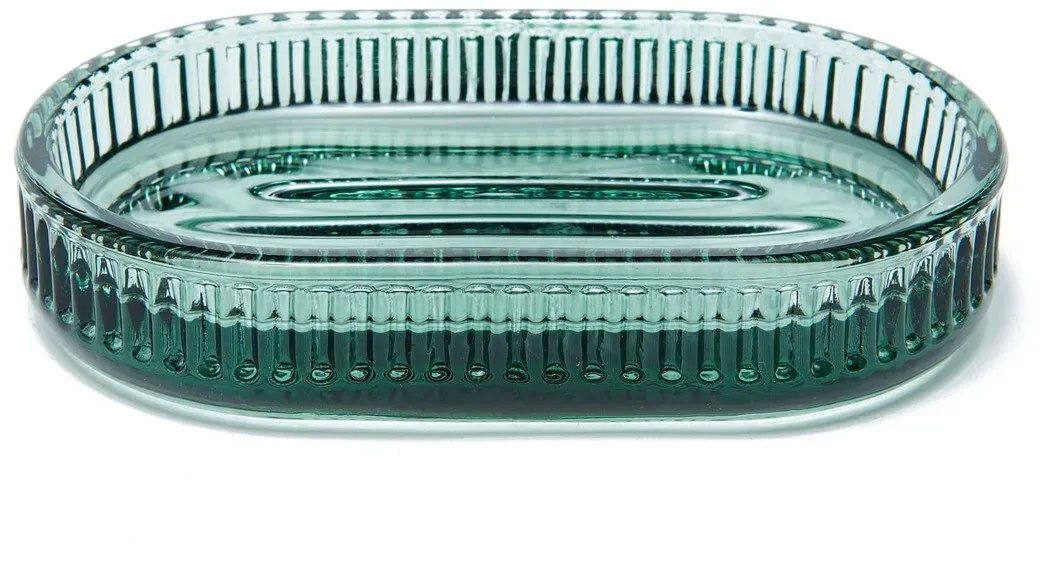 SAT BOHO Glas-Seifenschale, mint