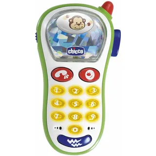 Chicco Baby Foto Handy, Spielzeughandy mit Lichtern und Geräuschen, Kinder-Spielzeugtelefon mit Vibration und 10 Klingeltönen, Spielhandy, Baby-Geschenk, Kinderspielzeug von 6 Monaten bis 3 Jahren