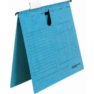 Falken Hängehefter UniReg, 230g/m2-Kraftkarton, kaufm. Heftung blau