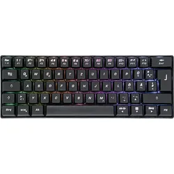 ISY IGK-5000-BK Mini Size, Gaming Tastatur , Mechanisch, Sonstiges, kabelgebunden, Schwarz