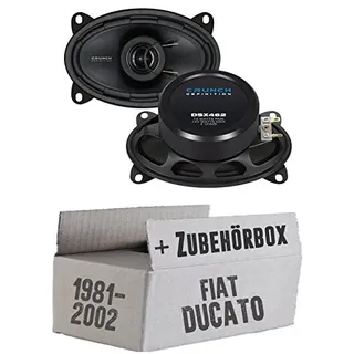 JUST SOUND best choice for caraudio Crunch DSX462-4x6 Koax-System - Einbauset passend für FIAT Ducato 230 Front - justSOUND
