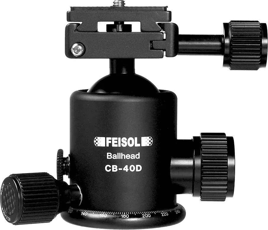 Feisol CB-40D Kugelkopf inkl. Kupplungsplatte QP-144750