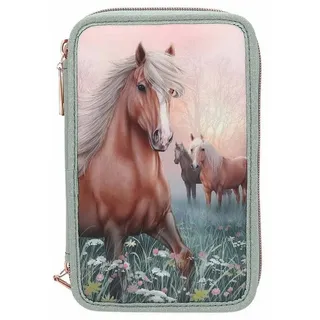 DEPESCHE Miss Melody 3 Fach Federtasche ROMANTIC FIELDS
