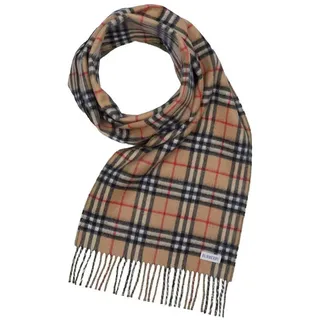 BURBERRY Schal Burberry Kaschmir Wendeschal grün/ beige grün