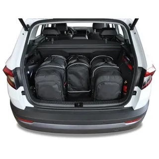 Kjust Dedizierte Kofferraumtaschen 4 STK kompatibel mit Skoda KAROQ I 2017 -