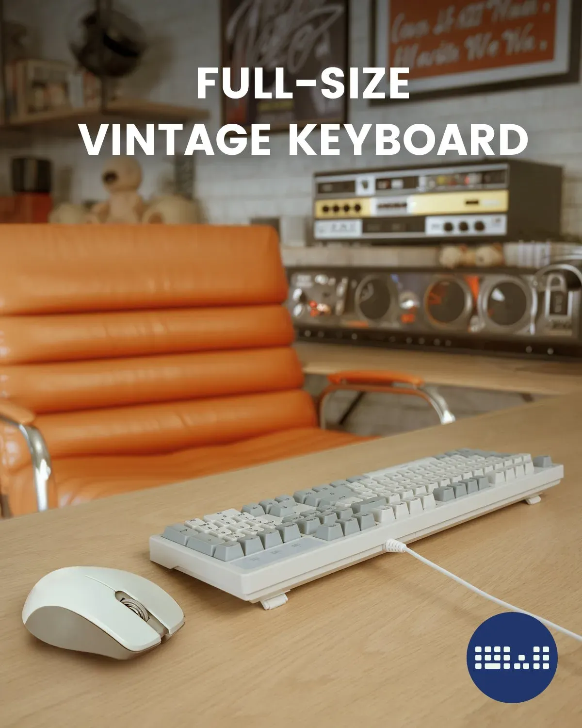 PERIBOARD-108M Mechanische Full-Size-Tastatur
