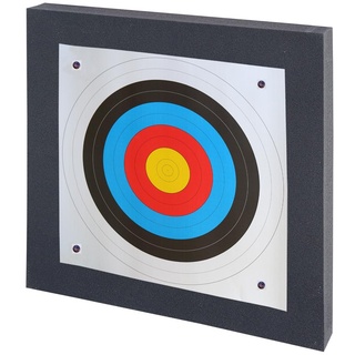 Zielscheibe Bogenschiessen 80 x 80 x 10 bis 50lbs mit Auflage und Scheibennägeln