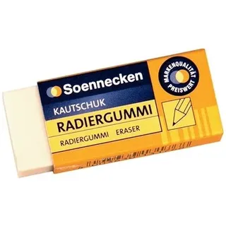 SOENNECKEN Radierer 0339 Kautschuk weiß