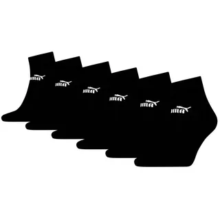 Puma ELEMENTS Quarter Socken 6-Pack schwarz - 43-46