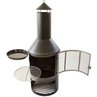 Terrassenofen Gartenkamin mit Grill