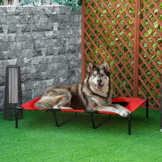 PawHut Hundekorb 122 x 92 x 23 cm rot