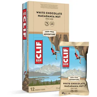 Clif Bar White Chocolate Macadamia Nut Riegel 12 x 68 g