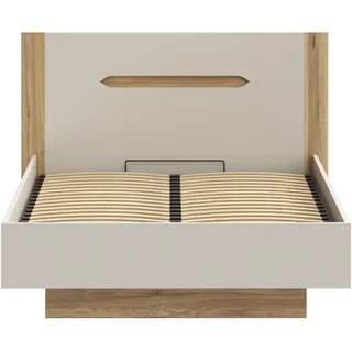 Forte EDWAL Bett Stauraum 140 x 206,6 cm