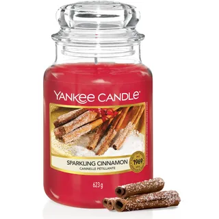 Yankee Candle Sparkling Cinnamon große Kerze 623 g 
