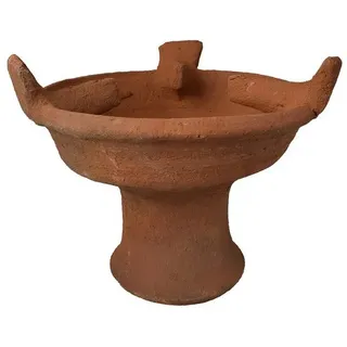 Marrakesch Orient & Mediterran Interior Stövchen Tajine Stövchen Grill Sahara handgefertigt aus handgetöpfertem Ton, (1-tlg), Handarbeit