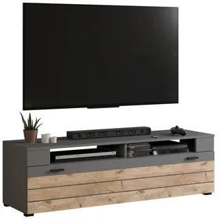 Newroom TV-Board Grau 140 cm, TV-Board Grau TV Schrank TV Lowboard Industrial Modern Wohnzimmer S... grau
