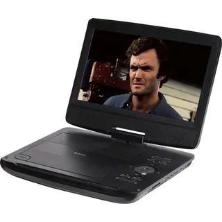 Denver MT-1097 Tragbarer DVD-Player 25.4cm 10 Zoll EEK: C (A - G) Akkubetrieb, inkl. 12V Kfz-Anschlusskabel Schwarz
