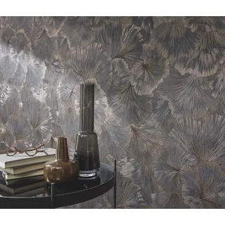 Erismann Vliestapete 10373-47 Fashion for Walls 4 floral anthrazit 10,05 x 0,53 m