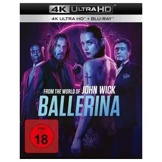 From the World of John Wick: Ballerina 4K Ultra HD Blu-ray + Blu-ray