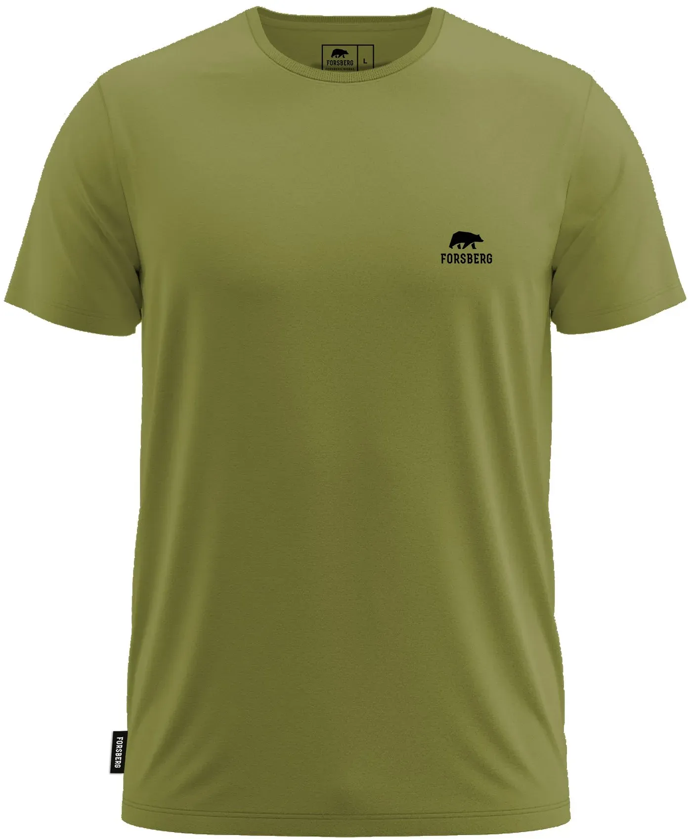 FORSBERG Lite T-Shirt mit kleinem Brustlogo