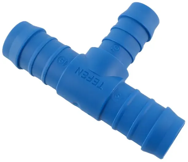 T-Stück Schlauchverbinder Reduzierstück blau 19mm 16mm 19mm