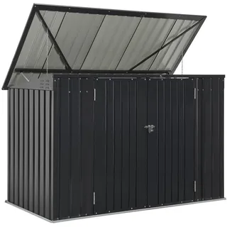 Juskys Mülltonnenbox Namur 1,9m2 grau