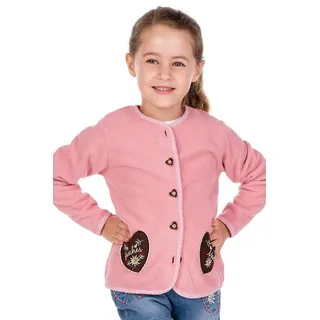 Bondi Baby Mädchen Fleecejacke Freches Madl 86851 | Old Rose 92