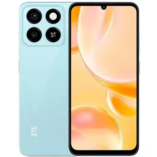ZTE Smartphone Blade A55 mit Android 14 (17,14 cm (6,75 Zoll) HD+-Display, 4G LTE, 4GB RAM, 64GB interner Speicher, 13MP Hauptkamera mit KI-Funktion und 8MP Frontkamera, Dual SIM, 2024) Blau