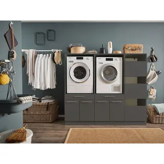 laundreezy LDSK10 185 x 162 x 67,5 cm grau