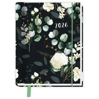 Trötsch Verlag Trötsch Taschenkalender A6 Wire-O Motiv Blumen 2026 mit Postkarten