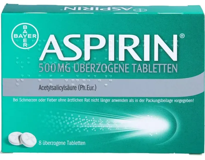 ASPIRIN 500 mg überzogene Tabletten 8 St.