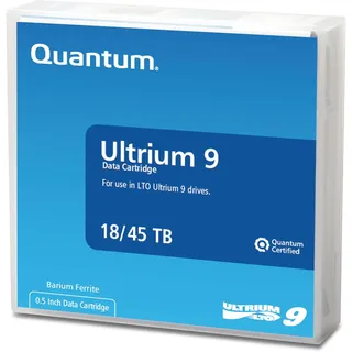 Quantum data cartridge LTO 9 LTO9 pre-labeled can only be ordered in packs of 20 18000 GB), Cartridge