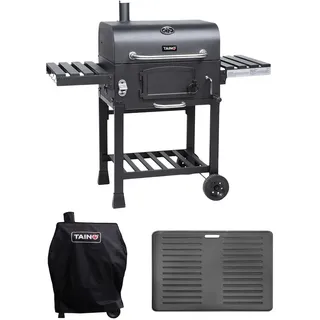 XL Set mit Haube + Grillplatte Holzkohlegrill