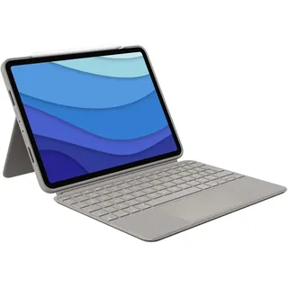 Logitech Combo Touch Tastatur Case für iPad Pro 12.9'' 5 Gen Deutsch oxford grey