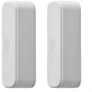 Sumsoctober Für Zigbee-fähige Temperatur- und Feuchtigkeitssensoren, Temperatursensor, Feuchtigkeitsmonitor, Smart-Home-Gerät für kontinuierliche Überwachungsaufgaben im Innenbereich (2 Stück)