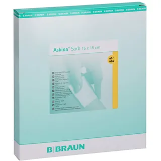 B. Braun Askina Sorb ster.Alginat-CMC-Wundauflage 15x15cm