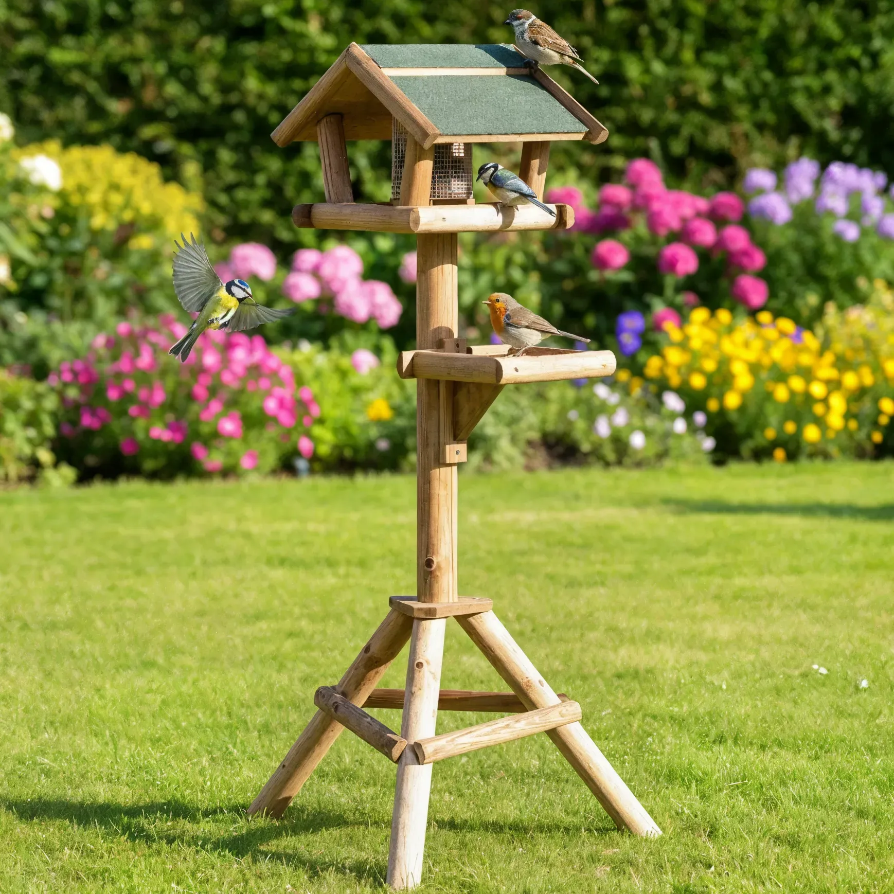 Vogelhaus mit Ständer Bird Farm
