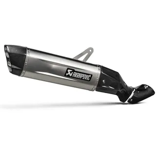 Akrapovic Line Titanium Crf1100l Africa Twin 20 Ref:s-h11so2-hgjt Nicht Homologierter Slip-on-schalldämpfer - Silver / Black - Not Homologated