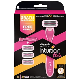 Wilkinson Sword Intuition fab Vorteilspack Rasierer mit 2 Ersatzklingen