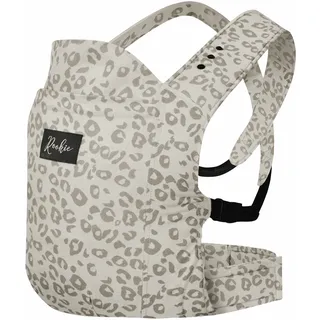Rookie Babytrage Premium Leopard Print Beige, Hellbraun