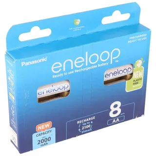 Panasonic eneloop Mignon AA NiMH 2000mAh, 8er-Pack (BK-3MCDE/8BE)