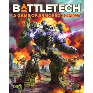 Catalyst Game Labs BattleTech Game of Armored Combat 40th Anniversary by Catalyst Game Labs, Strategie-Brettspiel, für 2 Spieler und ab 14 Jahren