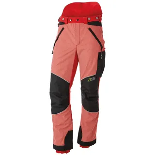 PSS Schnittschutzhose X-Treme Vectran Rot/Schwarz Gr. 48 - 48