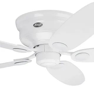 Hunter Low Profile 132 cm Deckenventilator Weiß/Ahorn