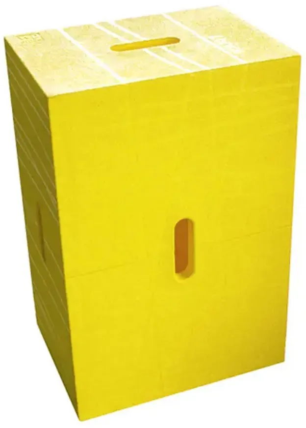 Xbrick® Sitzwürfel Bürohocker multifunktionaler Baustein gelb