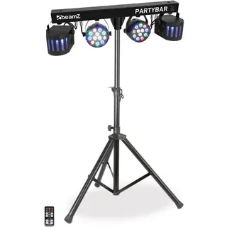 Beamz Partybar 2 LED Scheinwerfer, Schwarz