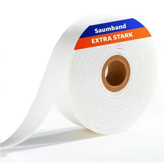 Everhomely® Versteifungsband 1x Saumband zum Auf Bügeln - 30 Meter & 60 GSM - Nähen Nähzubehör, Bügeln, (Packung, 1-St., 1 Stück), Waschfest