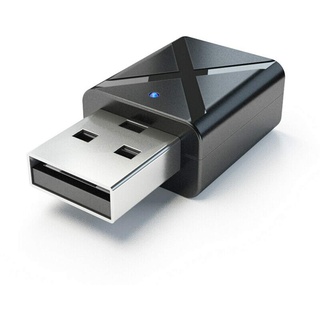 Demiawaking Bluetooth Adapter USB 5.0 Transmitter und Empfänger Bluetooth 2 in 1 für Auto TV PC Tablet Lautsprecher